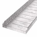 Лоток кабельный листовой 3000x500x80 сталь с перфорированной боковой стенкой толщ.1.2мм ПРОМРУКАВ Лоток кабельный листовой 3000x500x80 сталь с перфорированной боковой стенкой толщ.1.2мм ПРОМРУКАВ