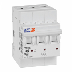 Выключатель автоматический модульный OptiDin ВМ63-3B10-4,5-УХЛ3