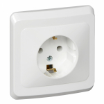 Розетка 1гн с З/К с/у белый 16А Этюд Systeme Electric (1/20/120) Розетка 1гн с З/К с/у белый 16А Этюд Systeme Electric (1/20/120)