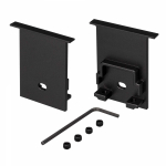 Заглушка SL-COMFORT-3551-F BLACK c отверстием (ARL, Металл) Заглушка SL-COMFORT-3551-F BLACK c отверстием (ARL, Металл)