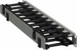 ITK Кабель-органайзер горизонтальный 19" 1U сер. РФ ITK Кабель-органайзер горизонтальный 19" 1U сер. РФ