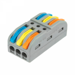 Клемма на 3 пров. 222-423 (0,08-4мм) с рычажком проходная без пасты REXANT (25/25/1500) Клемма на 3 пров. 222-423 (0,08-4мм) с рычажком проходная без пасты REXANT (25/25/1500)