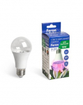 Лампа светодиодная для растений, А60 (10W) 230V E27, красно-синий спектр LB-7060