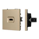 ARL NOBE Розетка HDMI софт-тач золотой песок SCT-MHD1-SFPL-GD (Arlight, -)