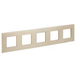 Рамка 5гн металл шампань SK-F35Sh SKANDY IEK (1/10/100)