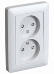 Розетка 2гн без З/К шторки с/у белый в сборе 16А Хит Systeme Electric (1/80) Розетка 2гн без З/К шторки с/у белый в сборе 16А Хит Systeme Electric (1/80)