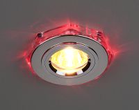 Точечный светильник с красной светодиодной подсветкой 2020/2 SL/LED/RD (хром / красный) (1/50) Точечный светильник с красной светодиодной подсветкой 2020/2 SL/LED/RD (хром / красный) (1/50)