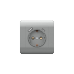 (NEW3-E) Розетка с/з со шторками, 16А+ USB двойная A+С, 5В/2,1А, серебряный CHINT (1)