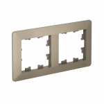 Рамка 2гн шампань/дымчатый черный AtlasDesign AIR Systeme Electric (1/5)