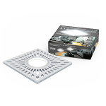 Светильник Квадрат. Белый, Gu5.3, 3Вт LED 4000K Gauss Backlight 1/40