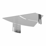 Крышка угла горизонтального изменяемого 0-45 градусов Стандарт INOX (AISI 304) 200 Промрукав Крышка угла горизонтального изменяемого 0-45 градусов Стандарт INOX (AISI 304) 200 Промрукав