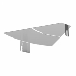 Крышка угла горизонтального изменяемого 0-45 градусов Стандарт INOX (AISI 304) 300 Промрукав Крышка угла горизонтального изменяемого 0-45 градусов Стандарт INOX (AISI 304) 300 Промрукав