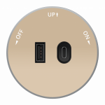 MULTITRACK Розетка 2хUSB (тип А+С) 18 Вт, 5 В/3 А ПЕСОЧНЫЙ MULTITRACK Розетка 2хUSB (тип А+С) 18 Вт, 5 В/3 А ПЕСОЧНЫЙ