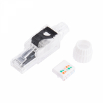 Разъем RJ-45(8P8C) полевой заделки под витую пару, UTP, CAT 6 (50 мк"/ 50 микродюймов) серия PRO REXANT Разъем RJ-45(8P8C) полевой заделки под витую пару, UTP, CAT 6 (50 мк"/ 50 микродюймов) серия PRO REXANT