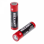 Аккумулятор 18650 Li-ion 3000 mAH 3.7В 20А высокоемкостный Rexant (10/10/200)