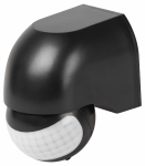 Датчик движения ЭРА MD 011 настенный инфракрасный 1200 Вт угол 180 градусов IP44, черный