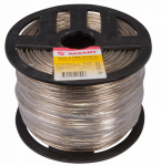 Трос стальной в ПВХ изоляции 2,5мм (200м/бухта) REXANT (1/1/4) Трос стальной в ПВХ изоляции 2,5мм (200м/бухта) REXANT (1/1/4)