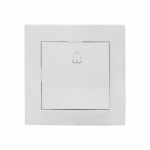 Кнопка звонка 10А белая Валенсия EKF PROxima