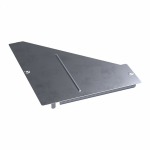 Крышка переходника правого Стандарт INOX (AISI 316) 500х150 Промрукав Крышка переходника правого Стандарт INOX (AISI 316) 500х150 Промрукав