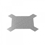 Донная вставка для крестообразного разветвителя для лотков ЛКР 200, толщ. 1,0 мм, гор. цинк Донная вставка для крестообразного разветвителя для лотков ЛКР 200, толщ. 1,0 мм, гор. цинк