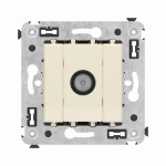 Оконечная розетка 3 выход. tv 4-2400МГц скрыт. уст-ки бежевый DKC Оконечная розетка 3 выход. tv 4-2400МГц скрыт. уст-ки бежевый DKC