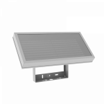 Светодиодный светильник VARTON Cuper 35 Вт 5000 K IP54 с рассеивателем прозрачное закаленное стекло RAL7045