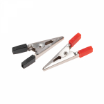 Зажим "крокодил" (черн+красн) 5А 52мм REXANT (20/200/5000)