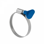 Хомут червячный 40-60-0,7 мм, с ключом W (упак. 25 шт)  REXANT