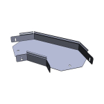 Угол 90 град. горизонтальный 80х100 мм (плоский) EKF Угол 90 град. горизонтальный 80х100 мм (плоский) EKF