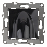 Вывод кабеля с/у чёрный механизм 12-6003-06 Эра12 ЭРА Вывод кабеля с/у чёрный механизм 12-6003-06 Эра12 ЭРА