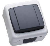 Выключатель 1кл прох о/у серый с пружинным зажимом IP44 Nemliyer plus Makel (1/12/120) Выключатель 1кл прох о/у серый с пружинным зажимом IP44 Nemliyer plus Makel (1/12/120)