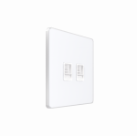 Systeme Infinity, Розетка информационная С/У RJ-45 кат.6 2-я, Арктический лед