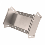 Угол д/листового кабель.лотка 90° вертикально ниспадающий (внешний) без соединит. разъема нержавеющая сталь серый ПРОМРУКАВ Угол д/листового кабель.лотка 90° вертикально ниспадающий (внешний) без соединит. разъема нержавеющая сталь серый ПРОМРУКАВ