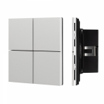 INTELLIGENT ARLIGHT Кнопочная панель KNX-304-23-IN Silver (BUS, Frameless) (IARL, IP20 Металл, 2 года) INTELLIGENT ARLIGHT Кнопочная панель KNX-304-23-IN Silver (BUS, Frameless) (IARL, IP20 Металл, 2 года)