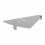 Крышка угла горизонтального изменяемого 0-45 градусов Стандарт INOX (AISI 304) 500 Промрукав Крышка угла горизонтального изменяемого 0-45 градусов Стандарт INOX (AISI 304) 500 Промрукав