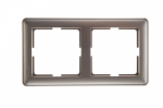 Рамка 2гн шампань W59 Systeme Electric Рамка 2гн шампань W59 Systeme Electric