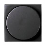 Диммер механизм 60-500ВА накладной, поворотно-нажимной, Uн=230В антрацит с доп.входом управл. ABB Zenit