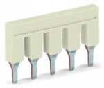 Кроссовый соединитель для клеммных блоков втычная 5 зажимов 41А с изоляцией Wago