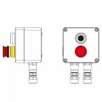 Взрывозащищенный пост управления из алюминия CPE-A-12-(1xP1B(11)-1xP3E(11))-2xKA2MHK(C)1Ex d e IIC Т5 Gb / Ex tb IIIC T95°C Db IP66 Взрывозащищенный пост управления из алюминия CPE-A-12-(1xP1B(11)-1xP3E(11))-2xKA2MHK(C)1Ex d e IIC Т5 Gb / Ex tb IIIC T95°C Db IP66