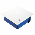 Коробка для скрытого монтажа 103x103x47мм с выравниванием потенциалов пластик черный с крышкой ip30 ПРОМРУКАВ Коробка для скрытого монтажа 103x103x47мм с выравниванием потенциалов пластик черный с крышкой ip30 ПРОМРУКАВ