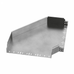 Угол д/листового кабель.лотка 90° горизонтальн. без соединит. разъема нержавеющая сталь серый ПРОМРУКАВ