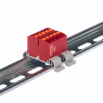 Зажим клеммный проходной 28.8мм размер ячейки 26.4мм на DIN-рейку 1 уровень сечение провода 2.5мм² 24А 690В термопласт DKC (ДКС) Зажим клеммный проходной 28.8мм размер ячейки 26.4мм на DIN-рейку 1 уровень сечение провода 2.5мм² 24А 690В термопласт DKC (ДКС)