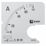 Шкала сменная для A721 60/5А-1,5 EKF PROxima Шкала сменная для A721 60/5А-1,5 EKF PROxima