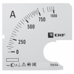 Шкала сменная для A721 750/5А-1,5 EKF PROxima Шкала сменная для A721 750/5А-1,5 EKF PROxima