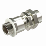 Резьбовой кабельный ввод с метрической резьбой шаг 2 71мм металл светло-серый IP66 DKC (ДКС)