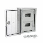 Корпус пластиковый распределительный ЩРН-18 IP65 прозрачная дверь 350х250х150 Промрукав