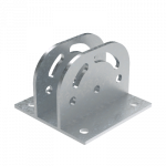 Крепление с площадкой шарнирное для профиля BPM-41, горячеоцинкованное ДКС Крепление с площадкой шарнирное для профиля BPM-41, горячеоцинкованное ДКС