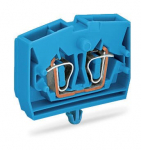 Клеммная колодка 32мм 1x2 0.08-2.5мм² 24А 800В термопласт синий Wago Клеммная колодка 32мм 1x2 0.08-2.5мм² 24А 800В термопласт синий Wago