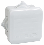 Коробка разветвительная о/у КМ41236 сер 70х70х40 на защелках 4 ввода IP44 IEK (1/84) Коробка разветвительная о/у КМ41236 сер 70х70х40 на защелках 4 ввода IP44 IEK (1/84)