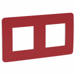 Рамка 2гн красный/белый Unica Studio Schneider Electric (5)